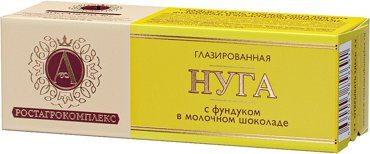 Нуга глазированная АРостАгроКомплекс в молочном шоколаде с фундуком 40г 87₽