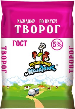 Творог Кубанский молочник 5 180г - Vprokru Перекрёсток 93₽