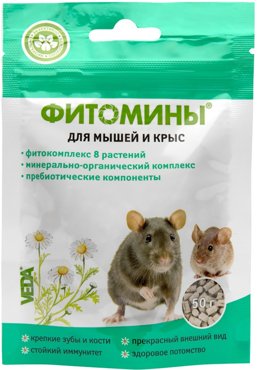 Фитомины для мышей и крыс Veda 50г 113₽
