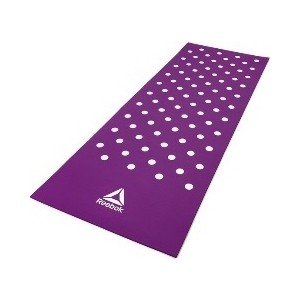 Коврик для фитнеса Reebok RAMT-12235PL мат Белые Пятна 7 мм пурпурный 3090₽