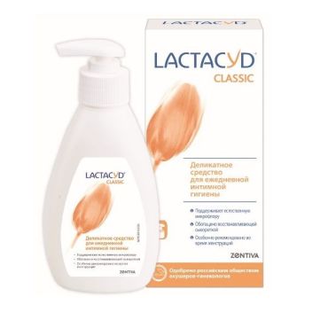 Лосьон для ежедневной интимной гигиены Классический LactacydЛактацид 200мл 362₽
