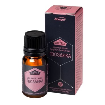 Масло эфирное Аспера Гвоздика 10 мл 142₽
