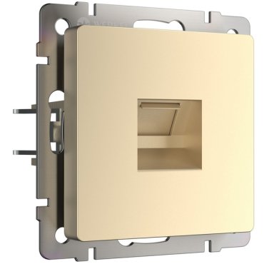Розетка Ethernet RJ-45 шампань a050873 Werkel Встраиваемые механизмы шампань W1181011 1172₽