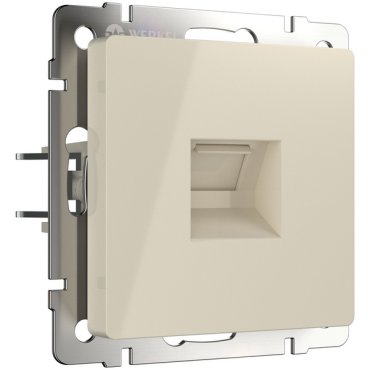 Розетка Ethernet RJ-45 слоновая кость a051467 Werkel Встраиваемые механизмы слоновая кость W1181003 977₽