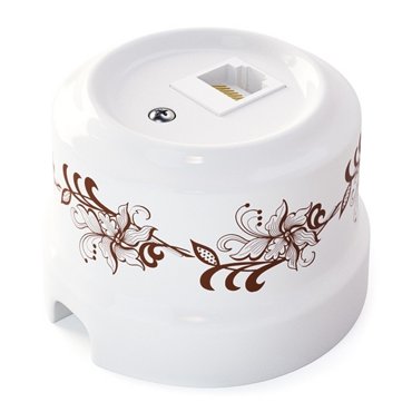 Розетка RJ-45 декор 1 32017 Lindas 1750₽