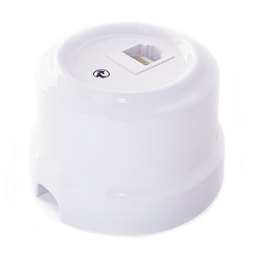 Розетка RJ-45 цвет белый 32010 Lindas 1560₽