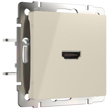 Розетка HDMI слоновая кость a051487 Werkel Встраиваемые механизмы слоновая кость W1186003 1680₽