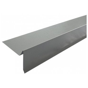 планка торцевая Технониколь 75x25x65x5 мм пластизол 2м RAL 7005 серая 459₽
