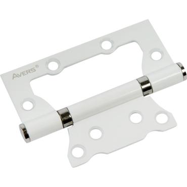 Петля без врезки B2-WCR 100х75х25 мм цвет белый 160₽