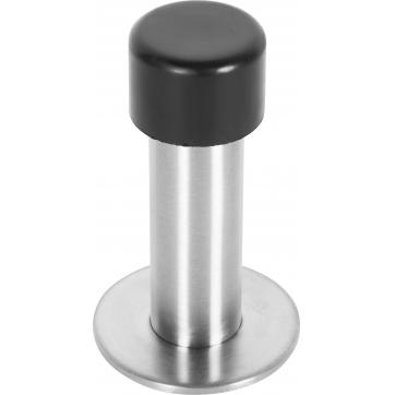 Стопор дверной Apecs DS-0009-Inox 85 мм цвет нержавеющая сталь 348₽