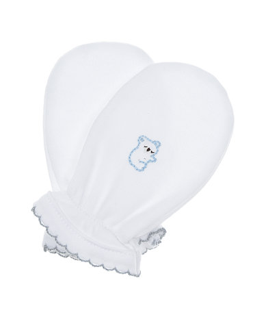 Варежки-царапки с вышивкой панда Lyda Baby 2499₽