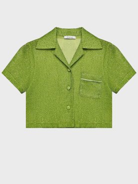Укороченная рубашка заленая Oseree 8499₽
