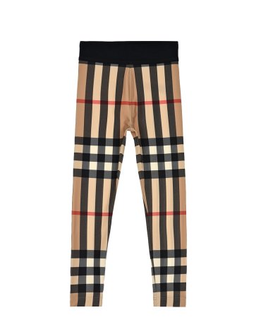 Леггинсы с принтом в клетку Burberry детские 12899₽
