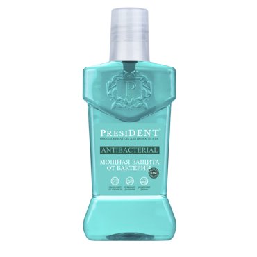 President Антибактериал ополаскиватель для полости рта 250 мл President Antibacterial 337₽
