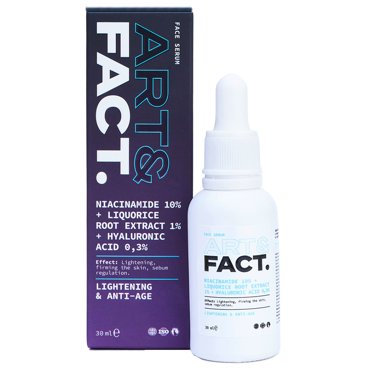 ArtFact Себорегулирующая сыворотка для лица Niacinamide 10 Liquorice Root Extract 1 30 мл ArtFact Анти-акне 680₽