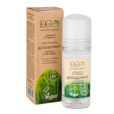 Део-ролл жен EO LABORATORIE DEO CRYSTAL Бамбук и ветивер 50 мл 293₽