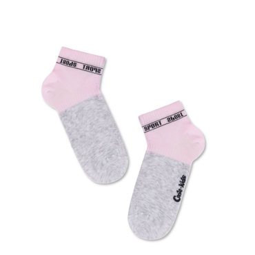 Носки детские CONTE KIDS CK ACTIVE светло-розовый-серый 30-32 49₽