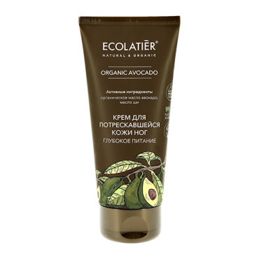 Крем для ног ECOLATIER ORGANIC AVOCADO Глубокое питание 100 мл 135₽