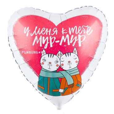 Шар из фольги Мур-Мур 140₽