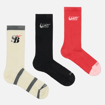 Комплект носков Nike SB 3-Pack Everyday Max Lightweight Crew цвет комбинированный размер 42-46 EU 1390₽