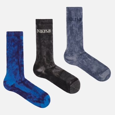 Комплект носков Nike SB 3-Pack Everyday Plus Lightweight Crew цвет комбинированный размер 42-46 EU 980₽