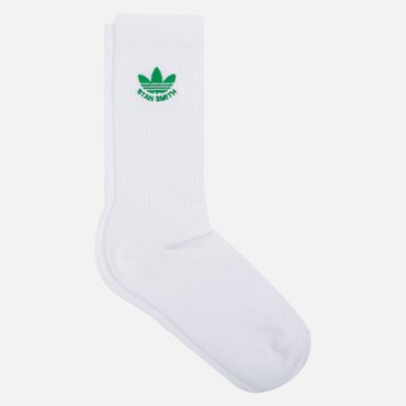 Носки adidas Originals Stan Trefoil цвет белый размер 40-42 EU 600₽