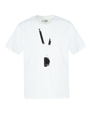 хлопковая футболка MM6 Maison Margiela 23900₽
