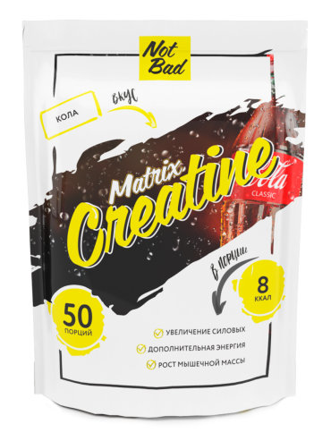 Креатин моногидрат Creatine Matrix вкус Кола 250 г NotBad 390₽