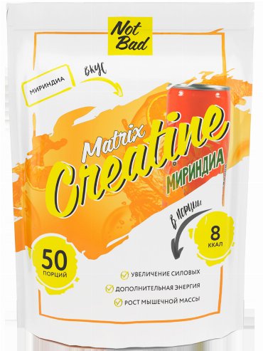 Креатин моногидрат Creatine Matrix вкус Мириндиа 250 г NotBad 351₽