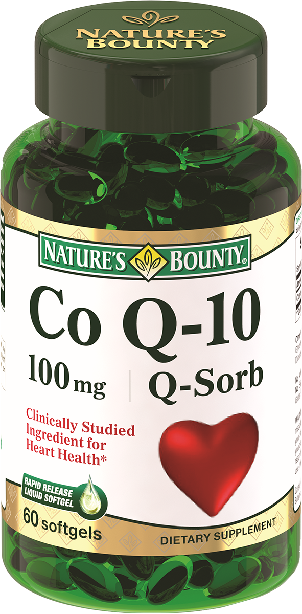Коэнзим Q-10 100 мг 60 капсул Natures Bounty 2635₽