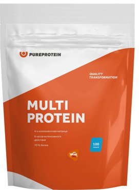 Мультикомпонентный протеин сливочная карамель 3 кг PureProtein 4399₽