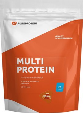 Мультикомпонентный протеин вкус Сливочная карамель 600 гр PureProtein 1099₽