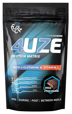 Протеин Фьюз 47 глютамин вкус Молочный шоколад 750 г Fuze 592₽