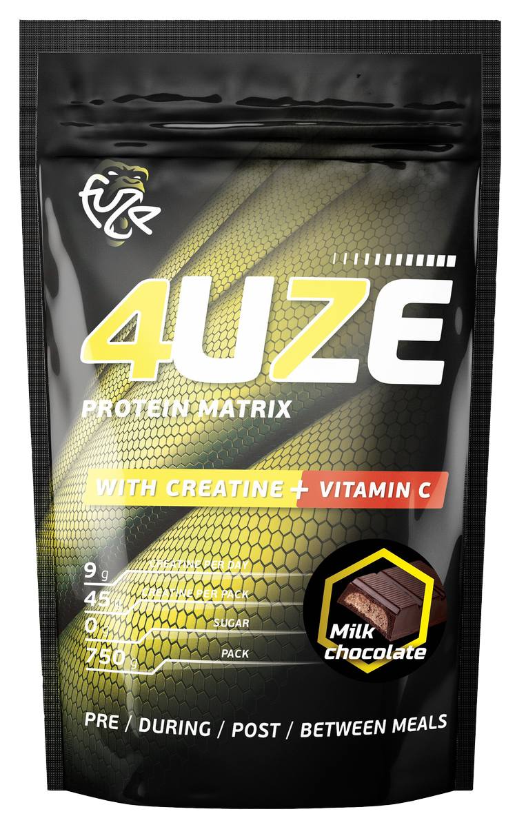 Протеин Фьюз 47 креатин вкус Молочный шоколад 750 г Fuze 671₽