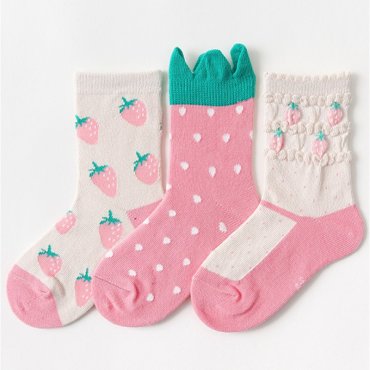 Детские носки Клубника 1-3 года - 3 пары 680₽