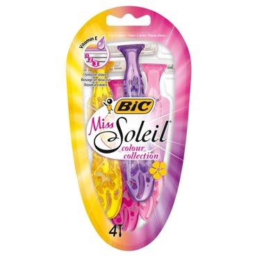 Станок для бритья Bic Miss Soleil Color для женщин 4 шт одноразовые 931539 379₽