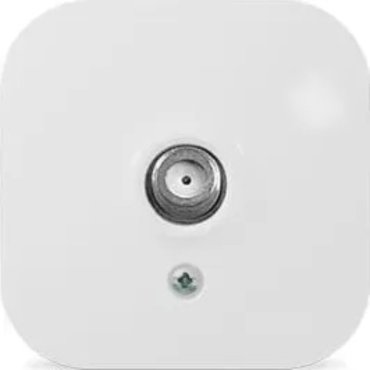 Розетка телевизионная пластик IP20 белая простая ОП F-разъем Quel Flos 4202-0251-00105 72₽