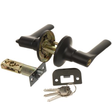 Защелка врезная Avers 8083-01-BLM 31338 с фиксатором 763₽