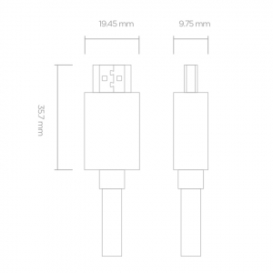 Кабель Xiaomi Mijia 8K HDMI Ultra HD Data Cable Black 15 m фото 3 1390₽