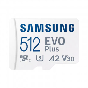 Карта памяти Samsung EVO Plus microSDXC 512Gb UHS-I U3 4850₽
