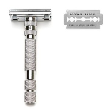 Т-образная бритва Rockwell Model T белый хром 24980₽