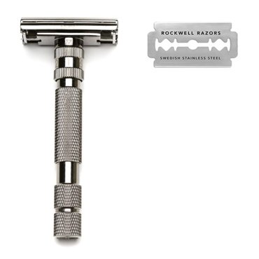Т-образная бритва Rockwell Razors Model T темный хром 28580₽