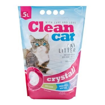 Clean Cat Crystall наполнитель для кошачьего туалета силикагелевый впитывающий 5 л 1079₽