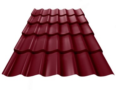 Металлочерепица Classic Гладкий полиэстер RAL 3005 36501180055 3353₽