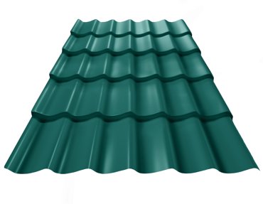 Металлочерепица Classic Гладкий полиэстер RAL 6005 1200118004 780₽
