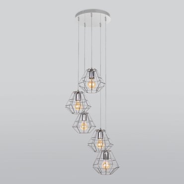 Подвесной светильник TK Lighting 4289 Diamond Silver 19000₽