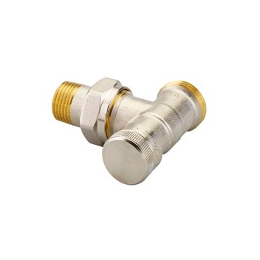 Клапан запорный Danfoss RLV 15 угловой с возможностью дренажа наружная резьба 1683₽