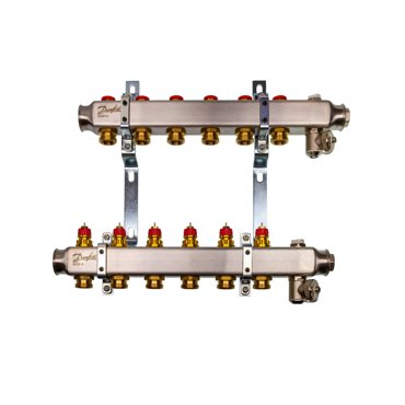 Комплект коллекторов Danfoss SSM-6 для 6 контуров 19613₽