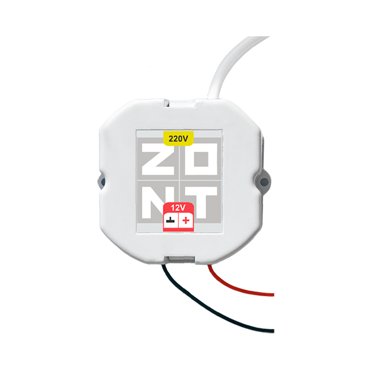 Блок питания в подрозетник 12V220 ZONT 1450₽