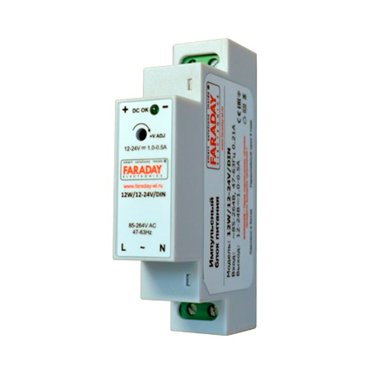 Блок питания ZONT на DIN рейку 12-24V 12W 2700₽